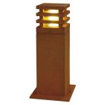 SLV Square 40 Floor Lamp Steel Rusty | Outdoor - IP55 - Suitable for 1x E27 