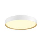 SLV Decona 42 Ceiling Light Aluminium White Round 23W 2730lm - 930-940 CCT | IP44 - Best Colour Rendering - Dimmable 