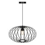 D'Lite Pendant Kemmel Metal And Plastic Frosted Black | Suitable For 1x E27
