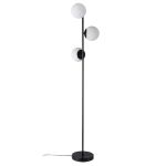 Nordlux Lilly Floor Lamp Metal and Glass Black | Suitable for 3x E14