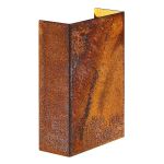 Nordlux Fold 10 Corten Wall Light Rusty Up & Down 7.5W 225lm - 830 Warm White