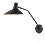 DFTP by Nordlux Darci Wall Light Metal Black | Suitable for E14