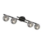 Emibig Ceiling Light Kairo Steel Black | Suitable for 4x E14 - Max 10W
