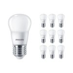 Multipack 10x Philips Corepro LED Lustre E27 Ball Frosted 2.8W 250lm - 827 Extra Warm White | Replaces 25W