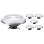 Multipack 6x Philips MASTER LED Spot G53 AR111 10.8W 620lm 24D - 930 Warm White | Best Colour Rendering - Dimmable - Replaces 50W