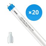 Multipack 20x Philips LED Tube T8 CorePro (EM/Mains) High Output 24W 2700lm - 840 Cool White | 150cm - Replaces 58W