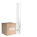 Multipack 10x Philips CorePro PL-S LED 5W - 830 Warm White | 2-Pin - Replaces 11W
