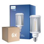 Multipack 6x Philips TrueForce LED E27 HPL Clear 21W 3000lm 360D - 840 Cool White | Replaces 50W