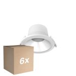 Multipack 6x Noxion LED Downlight Apollo V2.0 6-12W 720-1500lm 60D - 830/840 CCT | 145mm - Cutout 120mm