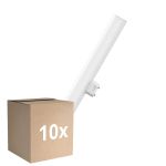 Multipack 10x Osram LEDinestra HD Lighting S14d 3W 275lm - 927 Extra Warm White | Best Colour Rendering - Dimmable - Replaces 27W
