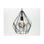 Eglo Pendant Carlton Steel Black | IP20 - Suitable for 1x E27 