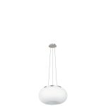Eglo Pendant Optica Steel Satin Nickel | Suitable for 2x E27
