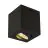 SLV Triledo Ceiling Light Aluminium Black Square 7.6W 640lm 38D - 830 Warm White