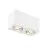 SLV Triledo Double Ceiling Light Aluminium White | Suitable for 2x GU10 