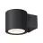 SLV Oculus Phase Wall Light Aluminium Black 8.5W 570lm - 920-930 Dim To Warm | Best Colour Rendering - Dimmable 
