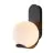 Nordlux Dalius Wall Light Black | Suitable for 1x E27