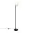 Nordlux Wilson Floor Lamp Glass and Metal Black | Suitable for G9