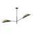 Emibig Ceiling Light Vene Steel Black | Suitable for 2x E14 - Max 10W