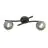Emibig Ceiling Light Opus Steel Black | Suitable for 2x E14 - Max 10W