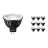 Multipack 10x Philips Master LED Spot GU5.3 MR16 6.7W 410lm 10D - 927 Extra Warm White | Best Colour Rendering - Dimmable - Replaces 35W