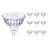 Multipack 10x Philips Master Value LED Spot GU5.3 MR16 7.5W 630lm 36D - 930 Warm White | Best Colour Rendering - Dimmable - Replaces 50W