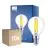 Multipack 10x Philips MASTER LED E14 Ball Filament Clear 2.5W 340lm - 922-927 Dim To Warm | Best Colour Rendering - Dimmable - Replaces 25W