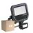 Multipack 4x Ledvance LED Floodlight Aluminium Black 17W 2200lm 100D - 830 Warm White | IP65 - Motion And Light Sensor - Symmetrical