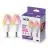Duopack 2x WiZ Smart LED E14 Candle Frosted 5W 470lm | Best Colour Rendering - Dimmable - Replaces 40W