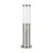 Eglo Pedestal Lamp Helsinki Stainless Steel | IP44 - Suitable for 1x E27 - Motion Sensor