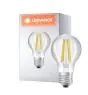 Ledvance Classic Superior LED Bulb E27 Pear Filament Clear 9.5W 1055lm - 927 Extra Warm White | Best Colour Rendering - Dimmable - Replaces 75W
