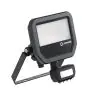 Ledvance LED Floodlight Aluminium Black 17W 2400lm 100D - 840 Cool White | IP65 - Motion And Light Sensor - Symmetrical