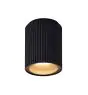 Nordlux Kyklop Ceiling Light Aluminium and Glass Black | 86mm - IP54 - Suitable for GU10