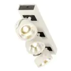 SLV Kalu Triple Wall and Ceiling Light Aluminium White 47W 3400lm - 830 Warm White | Dimmable 