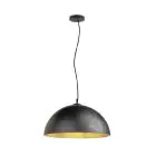 SLV Forchini 50 Pendant Plastic Black | Suitable for 1x E27 