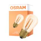 Osram Vintage 1906 LED E27 Edison Filament Gold 4.8W 360lm - 822 Extra Warm White | Dimmable - Replaces 40W