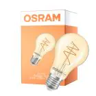 Osram Vintage 1906 LED Classic Slim E27 Pear Filament Gold 4.9W 470lm - 927 Extra Warm White | Best Colour Rendering - Dimmable - Replaces 40W