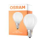 Osram LED Classic LED E14 Pear Filament Frosted 3.8W 806lm - 827 Extra Warm White | Replaces 60W