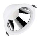 Ledvance LED Downlight Comfort Aluminium White 18W 2160lm 55D - 930-940 CCT | 160mm - Cutout 150mm - IP44 - Best Colour Rendering - UGR