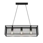 D'Lite Pendant Merkem Frosted Black | Suitable For 3x E27