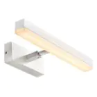Nordlux Otis 40 Wall Light Aluminium White 14W 1300lm 930 Warm White | IP44 - Best Colour Rendering - 3Step Dimmable