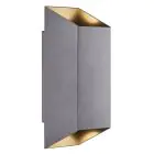 Nordlux Nico Wall Light Aluminium Anthracite Up & Down | IP54 - Suitable for 2x GU10