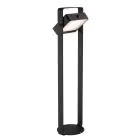 Nordlux Saulio Pedestal Lamp Aluminium Black 4.45W 370lm - 830 Warm White | IP44 - Solar