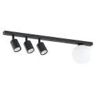 Emibig Ceiling Light Baster Steel Black | Suitable for 3x GU10 - Max 8W, 1x E14 - Max 10W