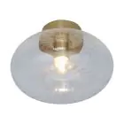 It's about RoMi Ceiling Light Brussels Glass Gold | Suitable for 1x E27 