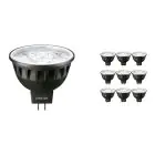 Multipack 10x Philips Master LED Spot GU5.3 MR16 6.7W 410lm 10D - 927 Extra Warm White | Best Colour Rendering - Dimmable - Replaces 35W