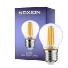 Noxion Lucent LED E27 Ball Filament Clear 4.5W 470lm - 827 Extra Warm White | Replaces 40W