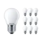 Multipack 10x Philips Corepro LED Lustre E27 Ball Frosted 2.2W 250lm - 827 Extra Warm White | Replaces 25W