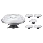Multipack 6x Philips MASTER LED Spot G53 AR111 10.8W 620lm 24D - 930 Warm White | Best Colour Rendering - Dimmable - Replaces 50W