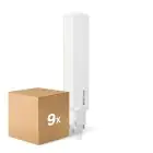 Multipack 9x Philips CorePro PL-C LED 8.9W 1100lm - 840 Cool White | 2-Pin - Replaces 26W
