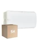 Multipack 5x Philips LED Security Ledinaire WL055V White 6W 630lm - 840 Cool White | 374x150mm – IP65